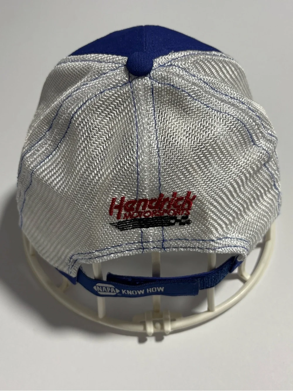 Racing Blue & White Trucker Cap